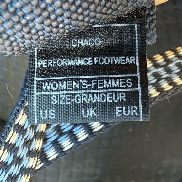 Chaco Women's Z Eddy X2 Slingback Sandals Blue Casual Summer Shoes - Picture 9 of 12